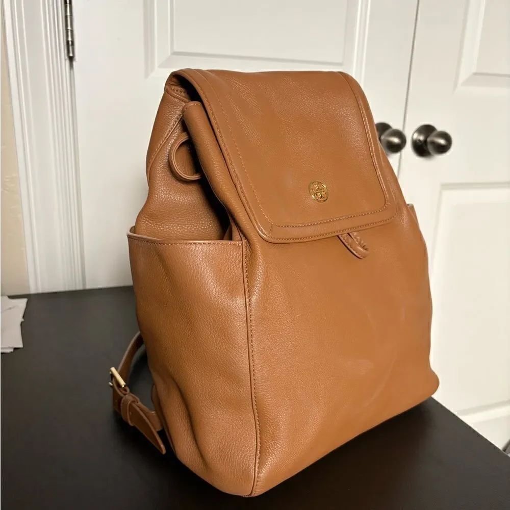 Tory Burch Leather Backpack - Picture 2 of 6